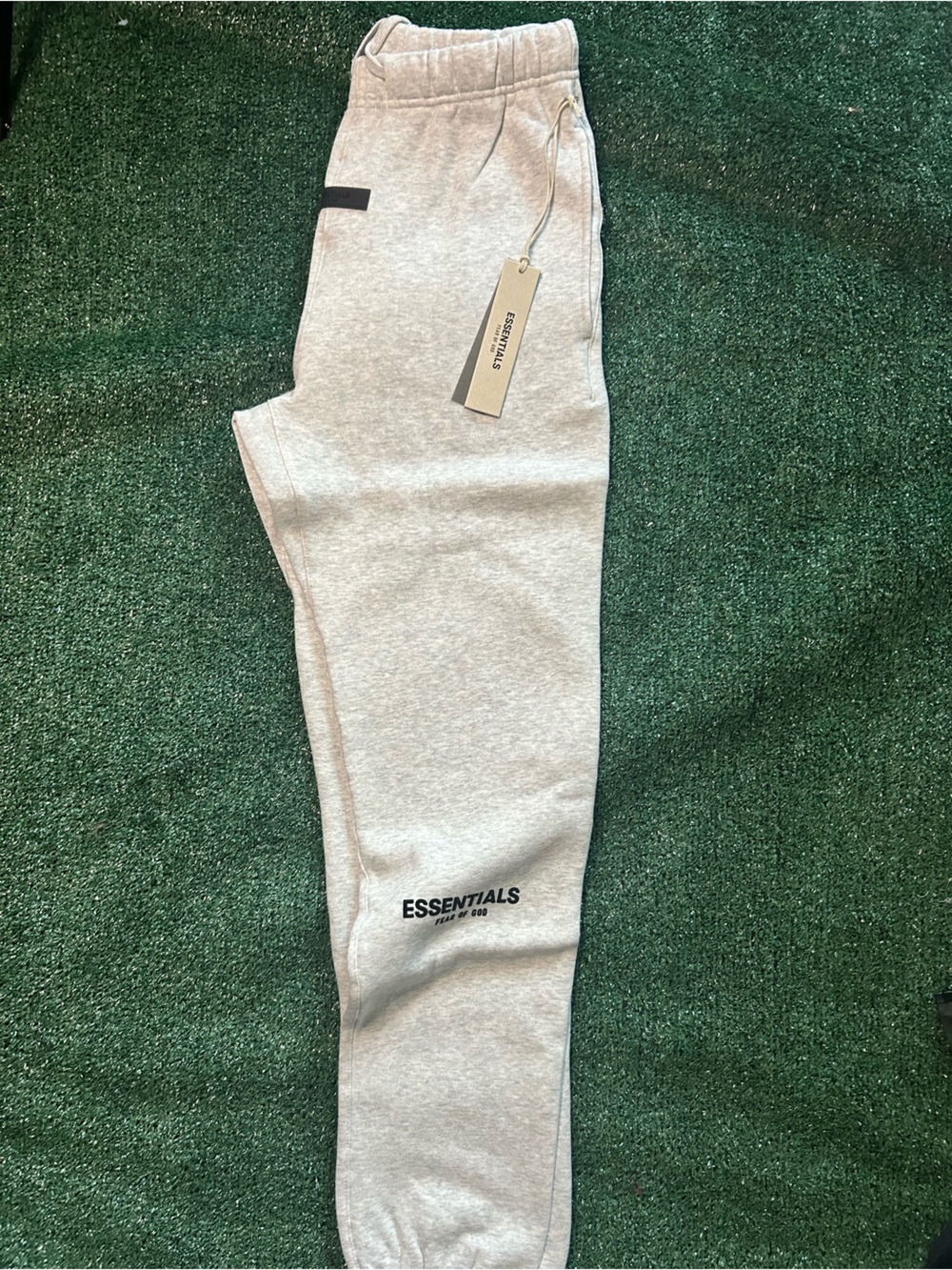Essentials Men's Heather Light Gray Jogger Sweatpants